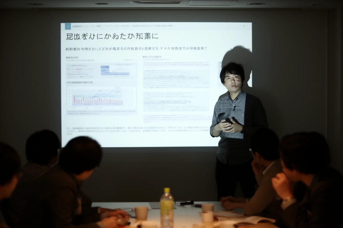 受講生がピッチ練習をしている様子